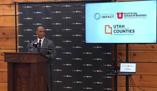 Scott Turner Announces Opportunity Zone Recovery Playbook in Brigham City, Utah.